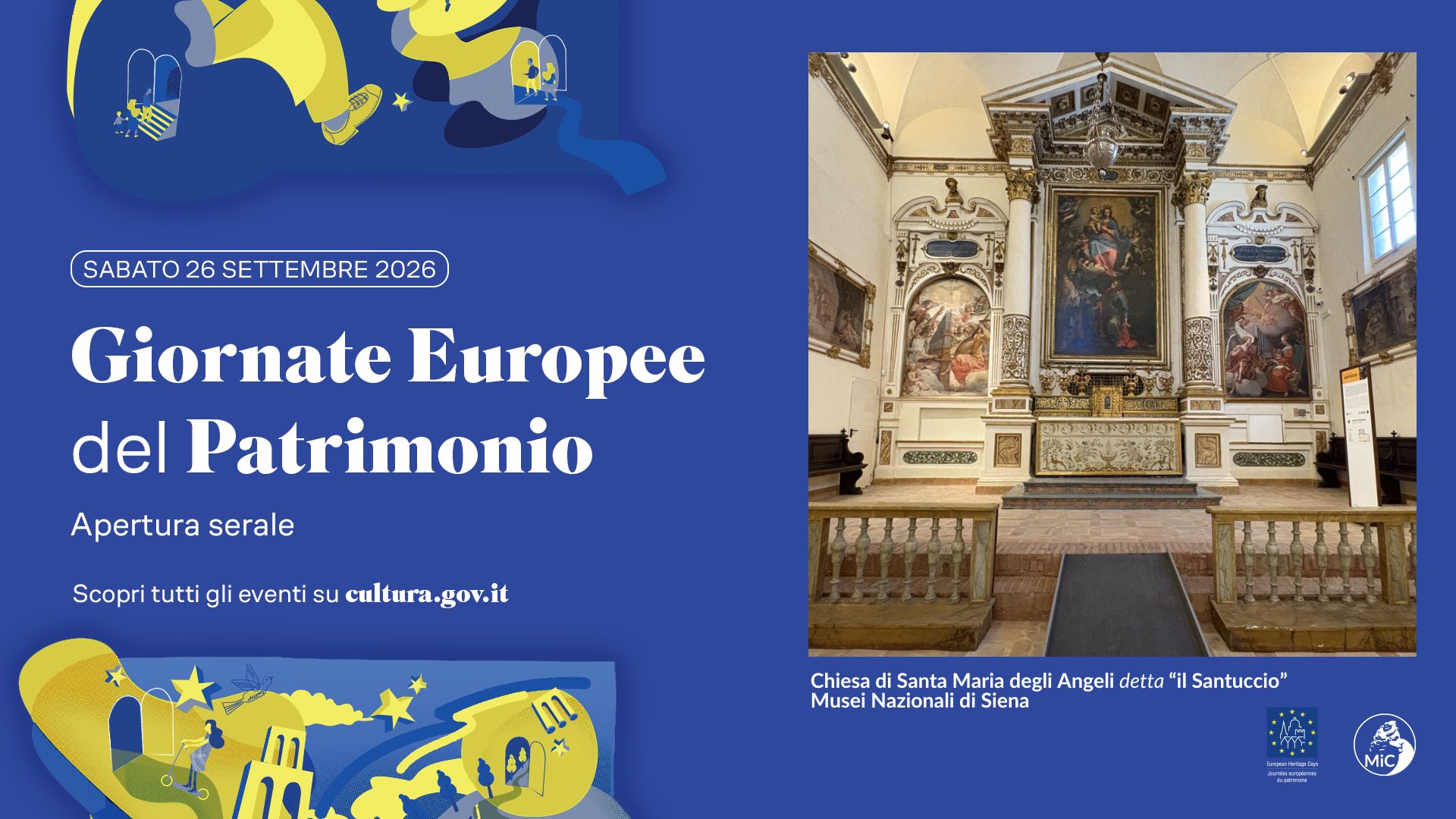 GEP 2026, 26 settembre: Apertura serale Chiesa del Santuccio